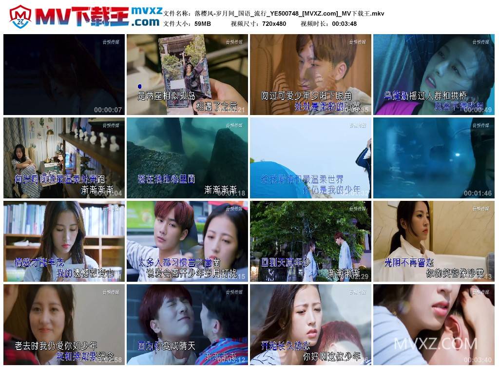 落樱风-岁月间_国语_流行_YE500748